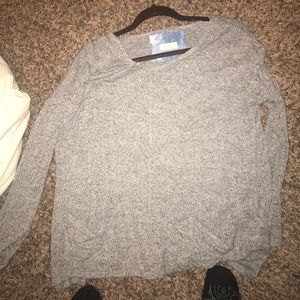 Loose grey sweater!